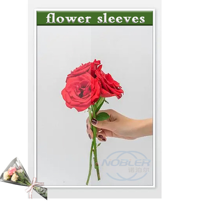 El ramo disponible de la flor envuelve los bolsos de embalaje plásticos 150Pcs con la tira y la decoración del cordón