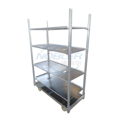 Contenedor plegable de CC con 4 ruedas para un transporte suave y conveniente