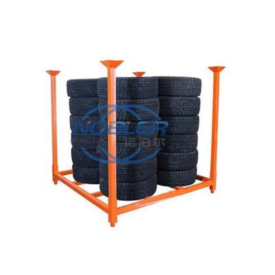Estante resistente plegable comercial del neumático del camión del OEM para el almacenamiento del neumático