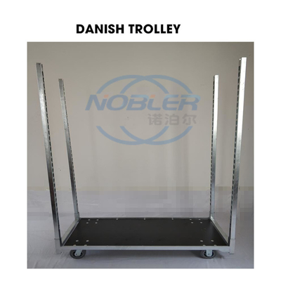 Carritos de flores para plantaciones agrícolas duraderas Trolley danés Resistencia a la corrosión