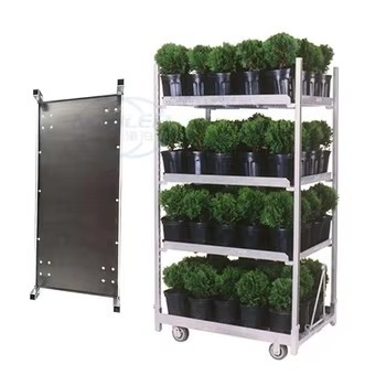 Trolley de flores holandés móvil portátil personalizado para el jardín