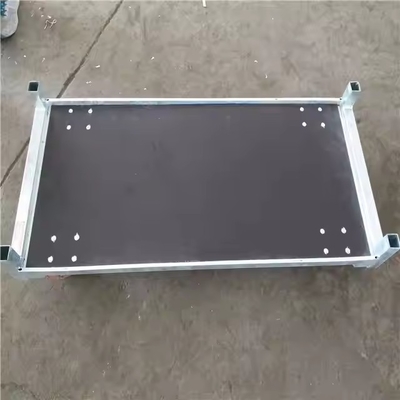 Carro de flores de zinc galvanizado en caliente para soluciones de transporte de flores duraderas