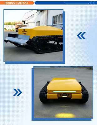 Cortadora de césped inteligente con control remoto, con batería de fosfato de hierro de litio (LiFePO4), tracción en las cuatro ruedas, ahorro de energía y respetuosa con el medio ambiente, y 3 horas de funcionamiento continuo.