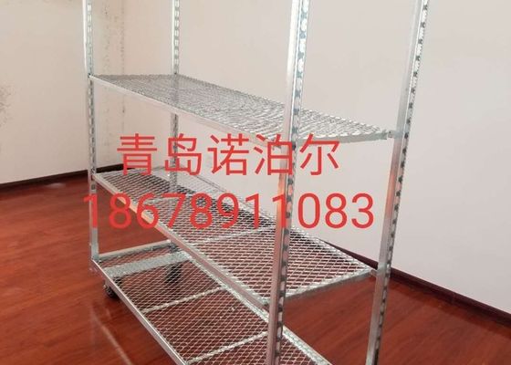 El carro de Mesh Dutch Flower Trolley Seedling del metal con los PP rueda