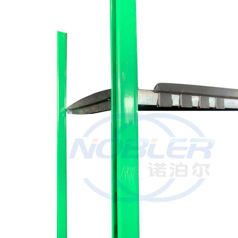 1350 * 562 * 1900mm contenedor estándar flor de la logística de la facturación camión de rueda de nylon con rodamiento fuerte galvanizado en frío instalado