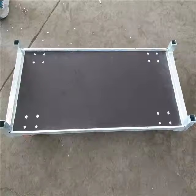 Carro de flores de zinc galvanizado en caliente para soluciones de transporte de flores duraderas