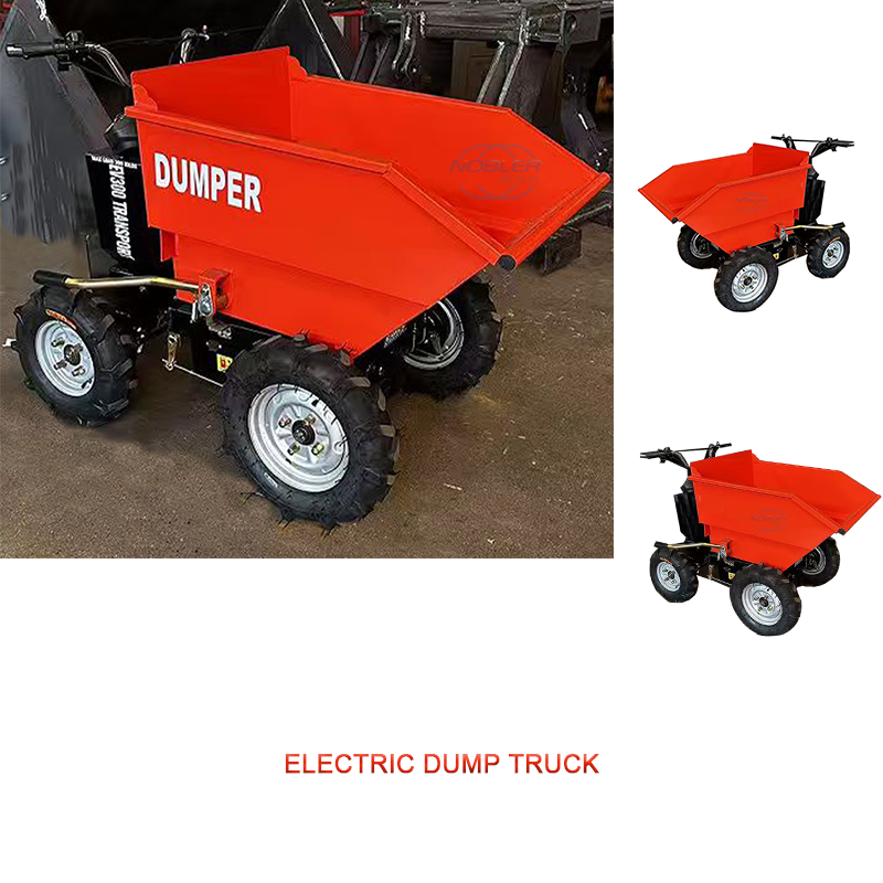 Capacidad de carga de 300 kg 700W Mini dumper eléctrico elevación manual